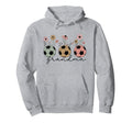 Soccer Grandma Wildflower Floral Spring Hoodie - Fun Novelty Design Unisex - T-Shirt, Sweatshirt, Hoodie