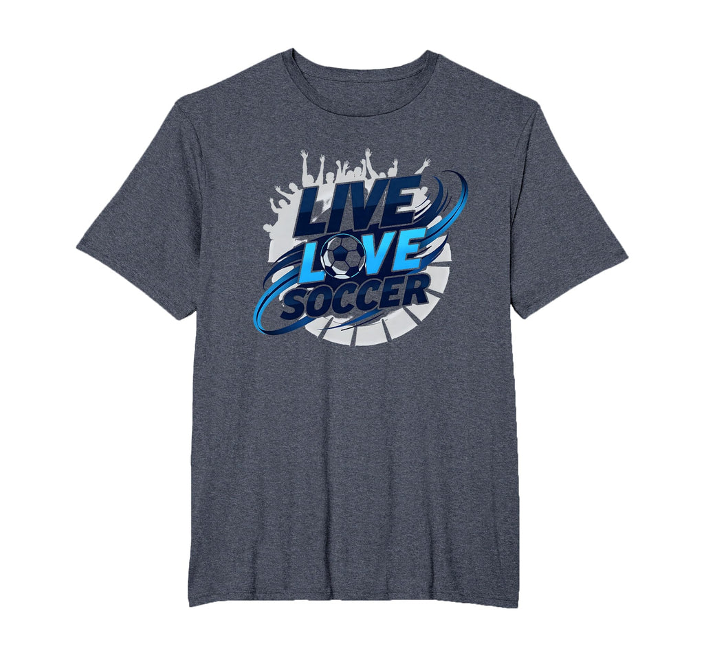 Soccer Mom Live Love Soccer Passion Mens Sweatshirt - Graphic Print Unisex - T-Shirt, Sweatshirt, Hoodie
