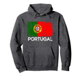 Portuguese Flag Made Portugal Gift Hoodie - Novelty Apparel for Adults - T-Shirt, Sweatshirt, Hoodie