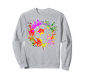Soccer Ball Watercolor Paint Sweatshirt - Custom Art Print for Adults - T-Shirt, Sweatshirt, Hoodie