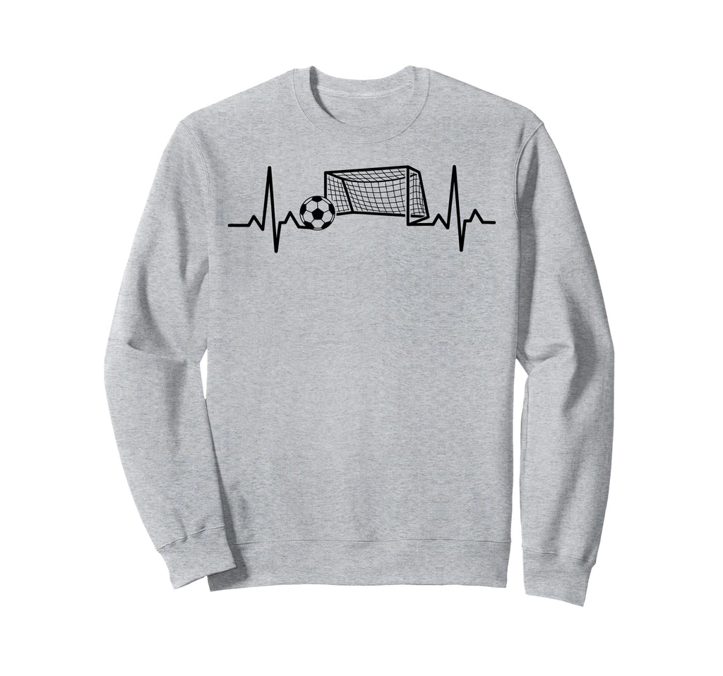Soccer Heartbeat Football Lovers Sweatshirt - Streetwear Style Men Women - T-Shirt, Sweatshirt, Hoodie