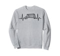 Soccer Heartbeat Football Lovers Sweatshirt - Streetwear Style Men Women - T-Shirt, Sweatshirt, Hoodie