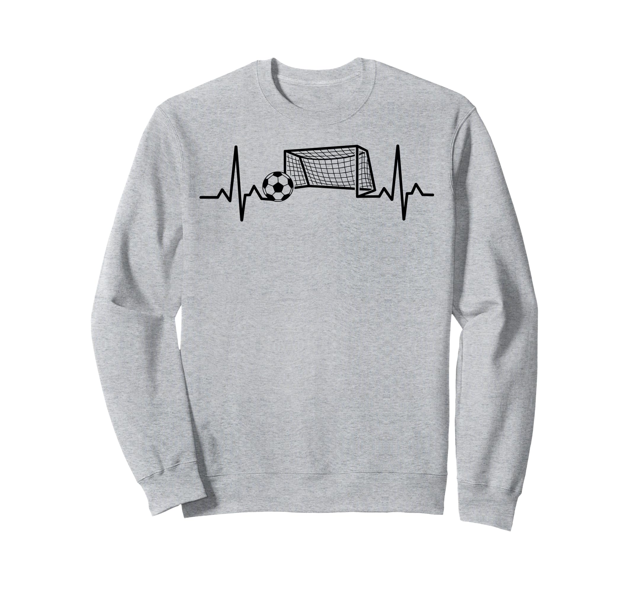 Soccer Heartbeat Football Lovers Sweatshirt - Streetwear Style Men Women - T-Shirt, Sweatshirt, Hoodie