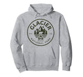 Glacier National Park Montana Usa Nature Hoodie - Unique Graphic Unisex - T-Shirt, Sweatshirt, Hoodie