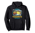 Yosemite National Park 80S Hoodie - Fun Novelty Design for Adults - T-Shirt, Sweatshirt, Hoodie