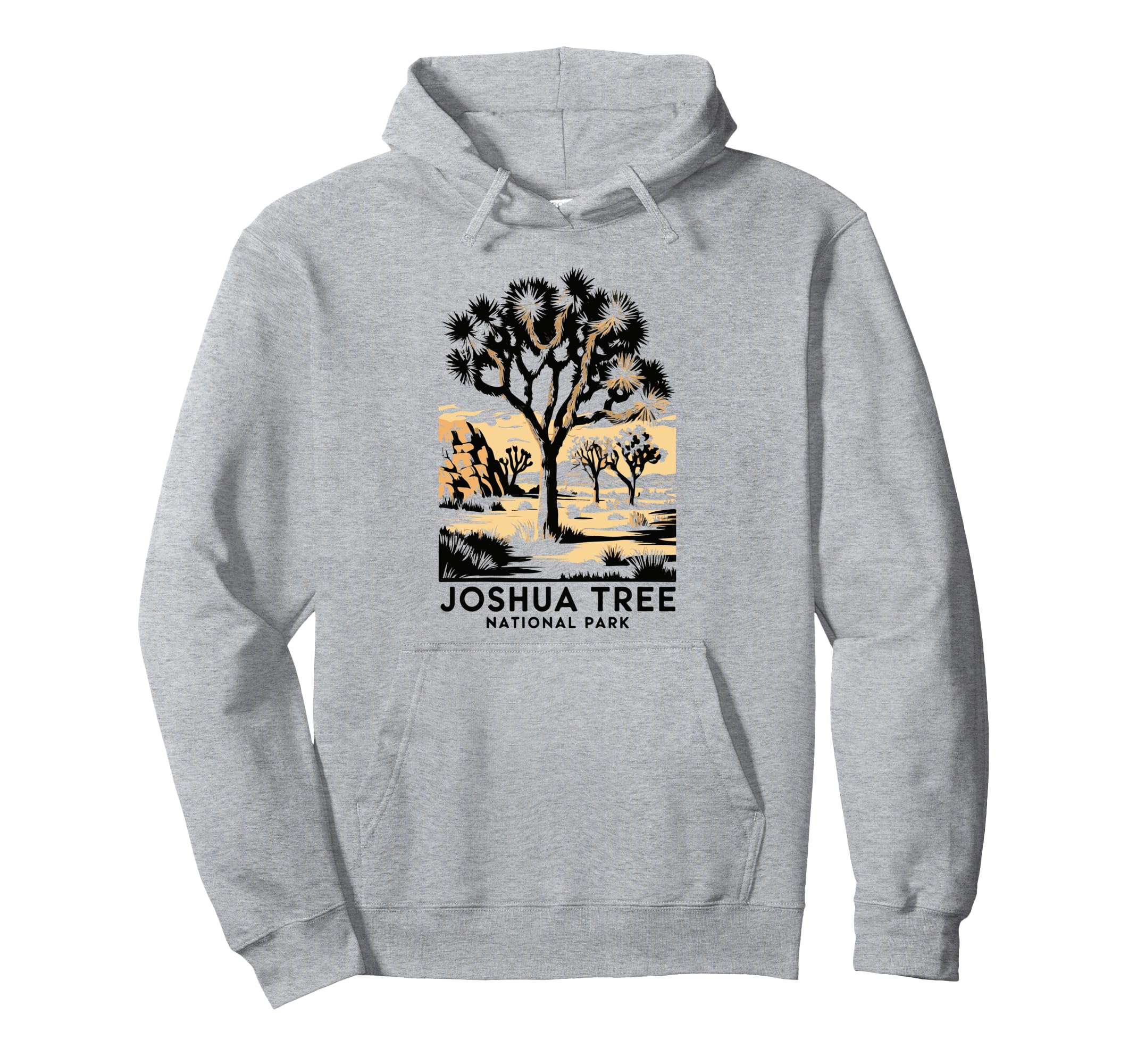 Joshua Tree National Park Art Hoodie - Minimalist Print for Adults - T-Shirt, Sweatshirt, Hoodie