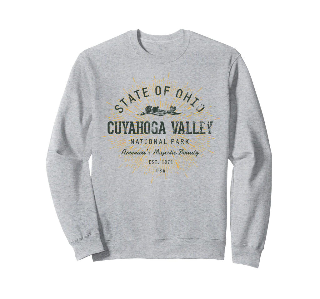 Cuyahoga Valley National Park Sweatshirt - Minimalist Print for Adults - T-Shirt, Sweatshirt, Hoodie
