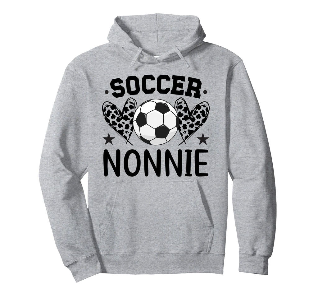 Soccer Nonnie Hearts Nonnie Soccer Hoodie - Aesthetic Graphic Unisex - T-Shirt, Sweatshirt, Hoodie