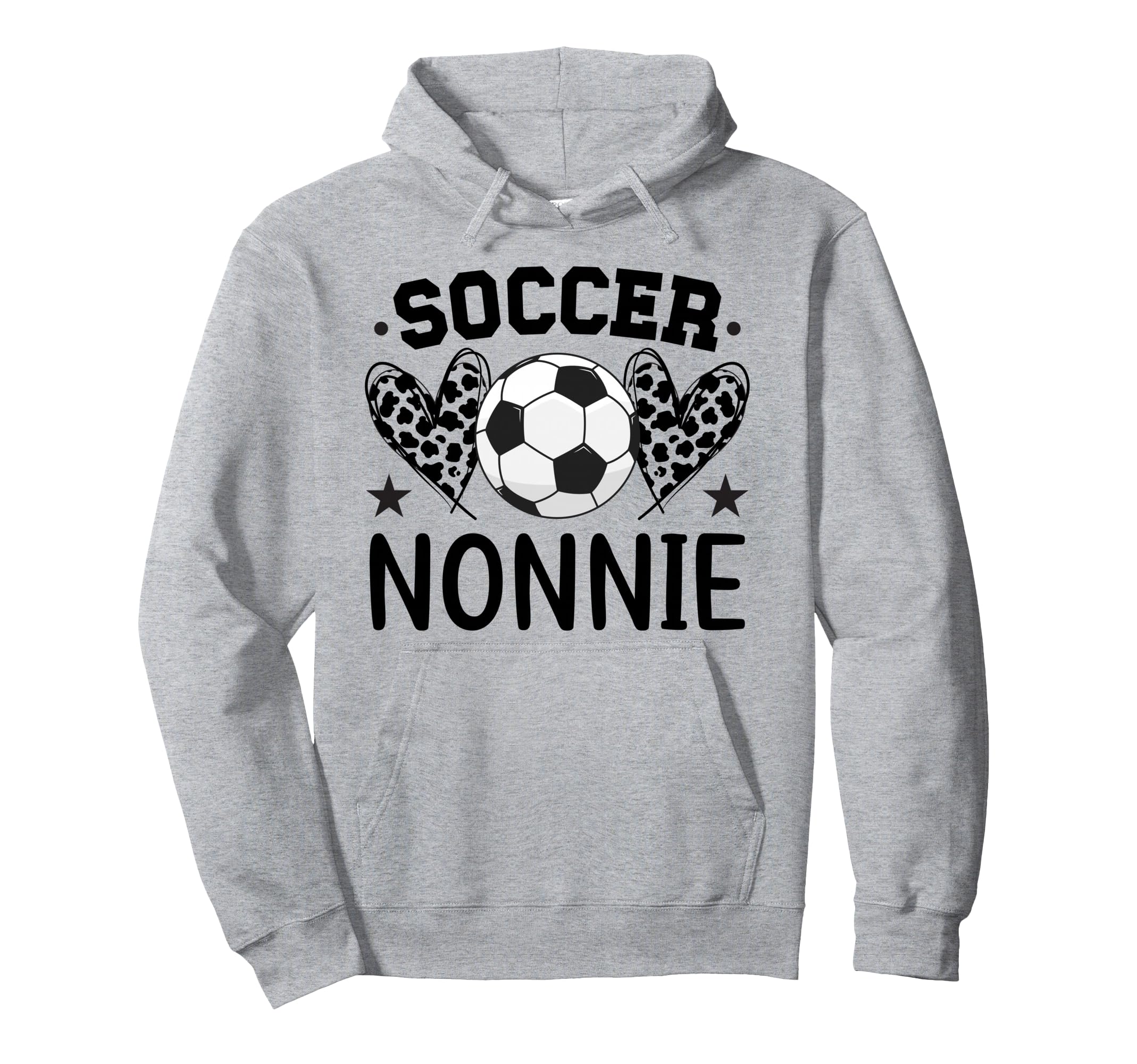 Soccer Nonnie Hearts Nonnie Soccer Hoodie - Aesthetic Graphic Unisex - T-Shirt, Sweatshirt, Hoodie