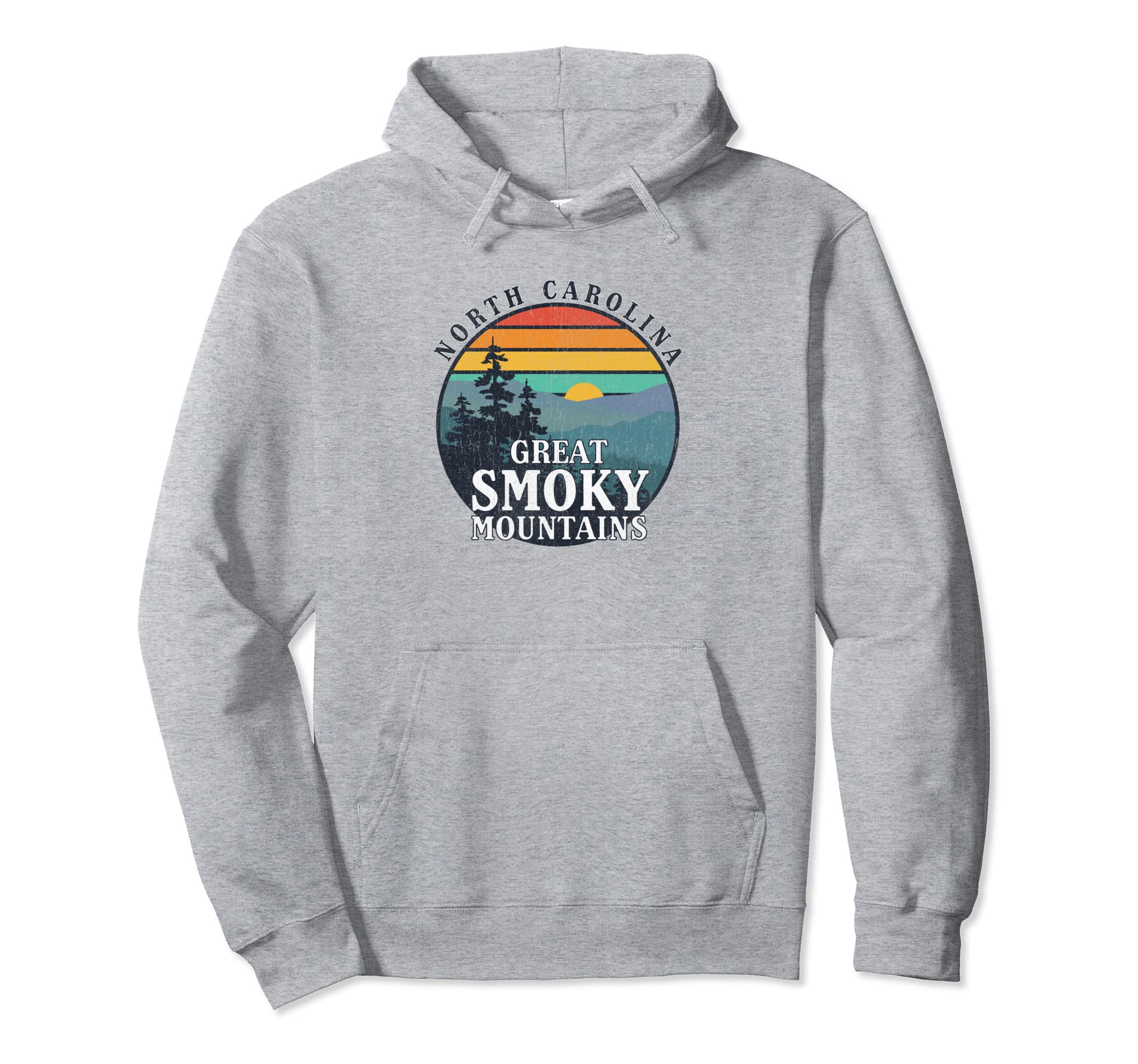 Great Smoky Mountains National Park Sunset Hoodie - Minimalist Print Unisex - T-Shirt, Sweatshirt, Hoodie
