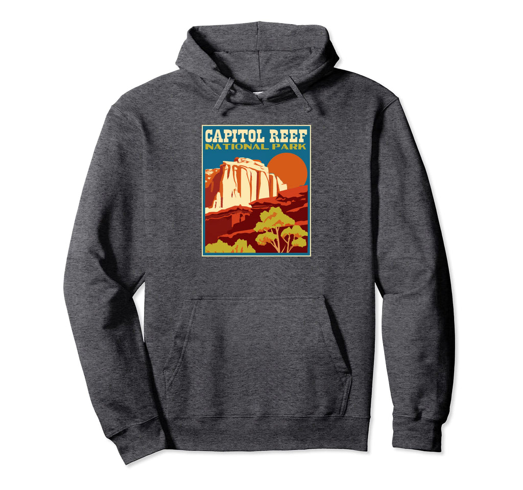 Capitol Reef National Park Wpa Hoodie - Fun Novelty Design Unisex - T-Shirt, Sweatshirt, Hoodie