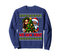 We Saw That Jesus And Santa Sweatshirt - Casual Everyday Wear Men Women - T-Shirt, Sweatshirt, Hoodie