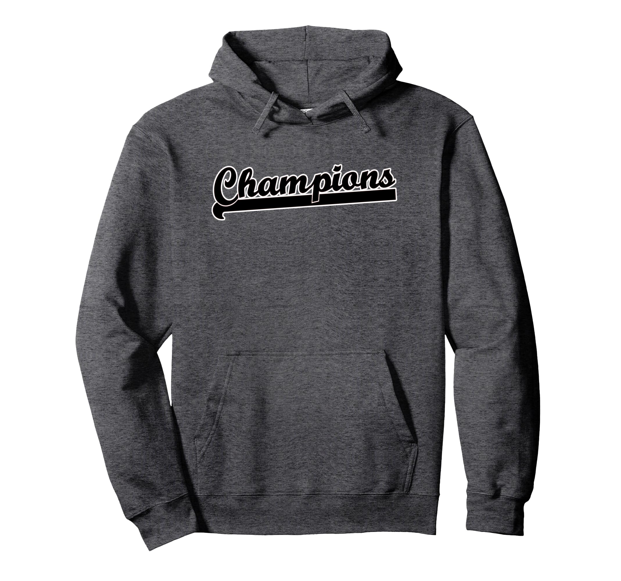 Champions Soccer Hockey Football Hoodie - Minimalist Print for Adults - T-Shirt, Sweatshirt, Hoodie
