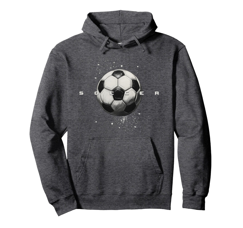 Soccer Hoodie - Minimalist Print for Adults - T-Shirt, Sweatshirt, Hoodie