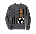 Usa Flag Soccer Coach Funny Sweatshirt - Casual Everyday Wear Unisex - T-Shirt, Sweatshirt, Hoodie