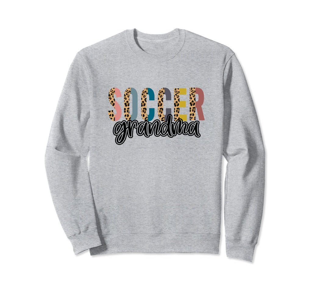 Soccer Grandma Leopard Cheetah Sweatshirt - Minimalist Print Men Women - T-Shirt, Sweatshirt, Hoodie