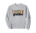 Soccer Grandma Leopard Cheetah Sweatshirt - Minimalist Print Men Women - T-Shirt, Sweatshirt, Hoodie
