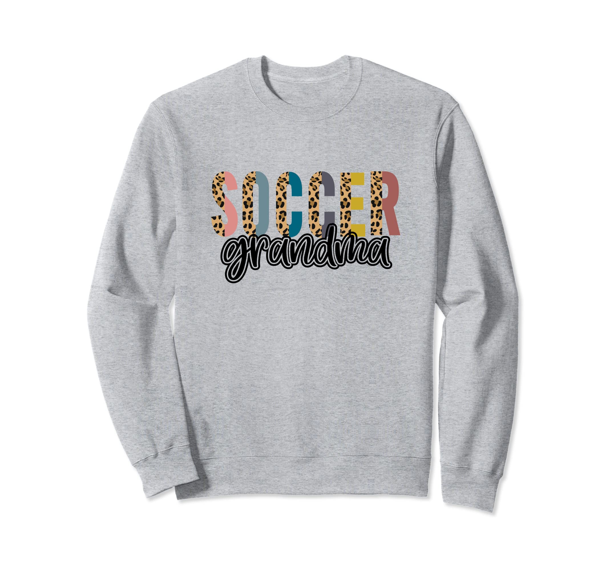 Soccer Grandma Leopard Cheetah Sweatshirt - Minimalist Print Men Women - T-Shirt, Sweatshirt, Hoodie