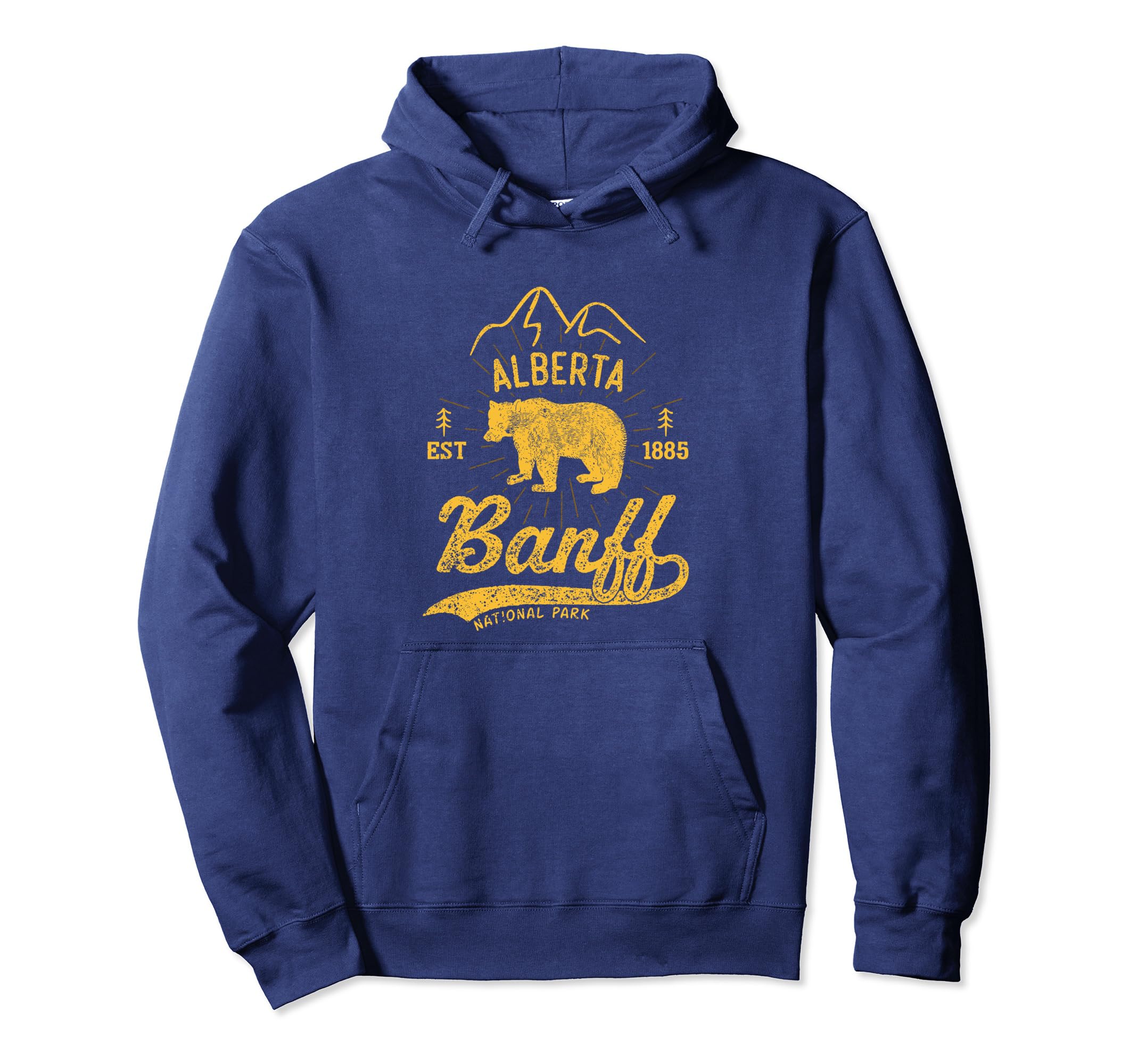 Banff Canadian National Park Souvenir Hoodie - Minimalist Print Men Women - T-Shirt, Sweatshirt, Hoodie
