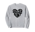 Soccer Aunt Proud Soccer Auntie Heart Sweatshirt - Graphic Print Unisex - T-Shirt, Sweatshirt, Hoodie