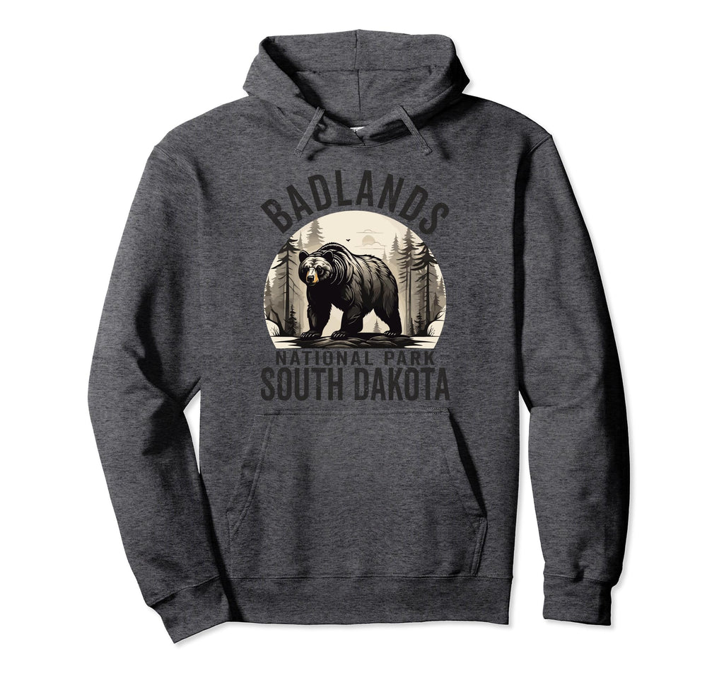 Badlands National Park South Dakota Hoodie - Minimalist Print for Adults - T-Shirt, Sweatshirt, Hoodie