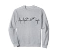 Soccer Heartbeat Soccer Football Sweatshirt - Minimalist Print for Adults - T-Shirt, Sweatshirt, Hoodie