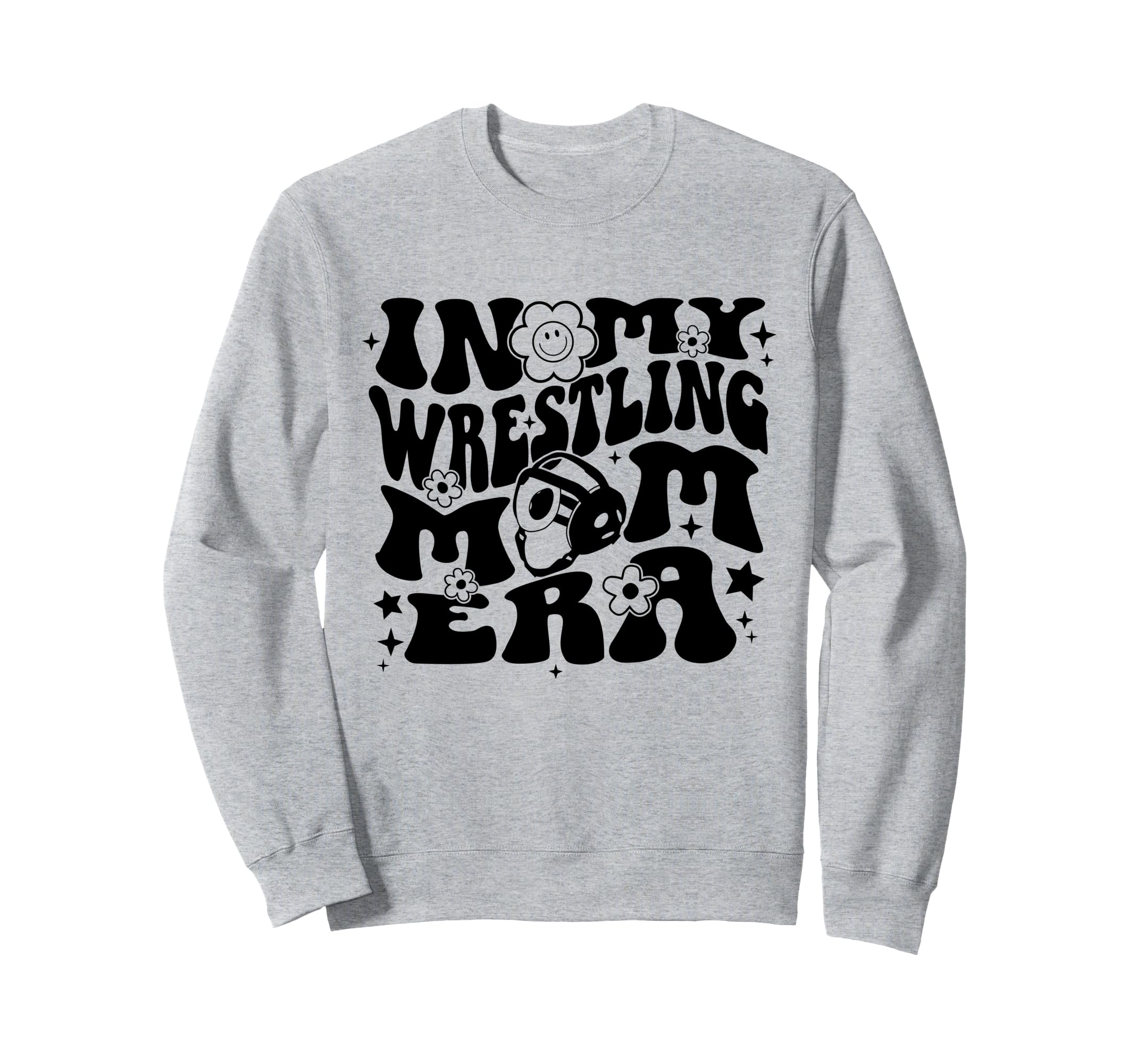 My Wrestling Mom Era Wrestling Mama Sweatshirt - Graphic Print for Adults - T-Shirt, Sweatshirt, Hoodie