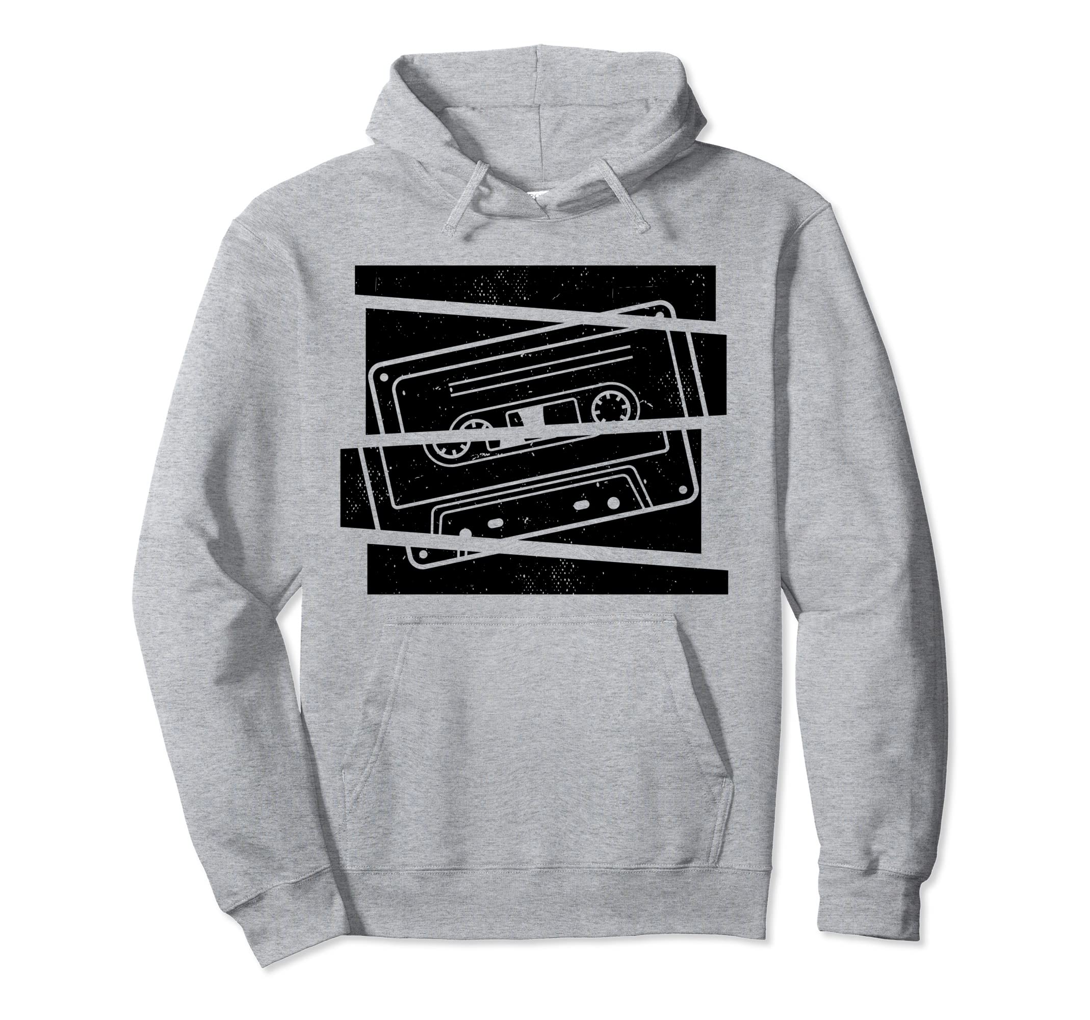 Mixtape Cassette Tape Oldschool Hoodie - Casual Everyday Wear for Adults - T-Shirt, Sweatshirt, Hoodie