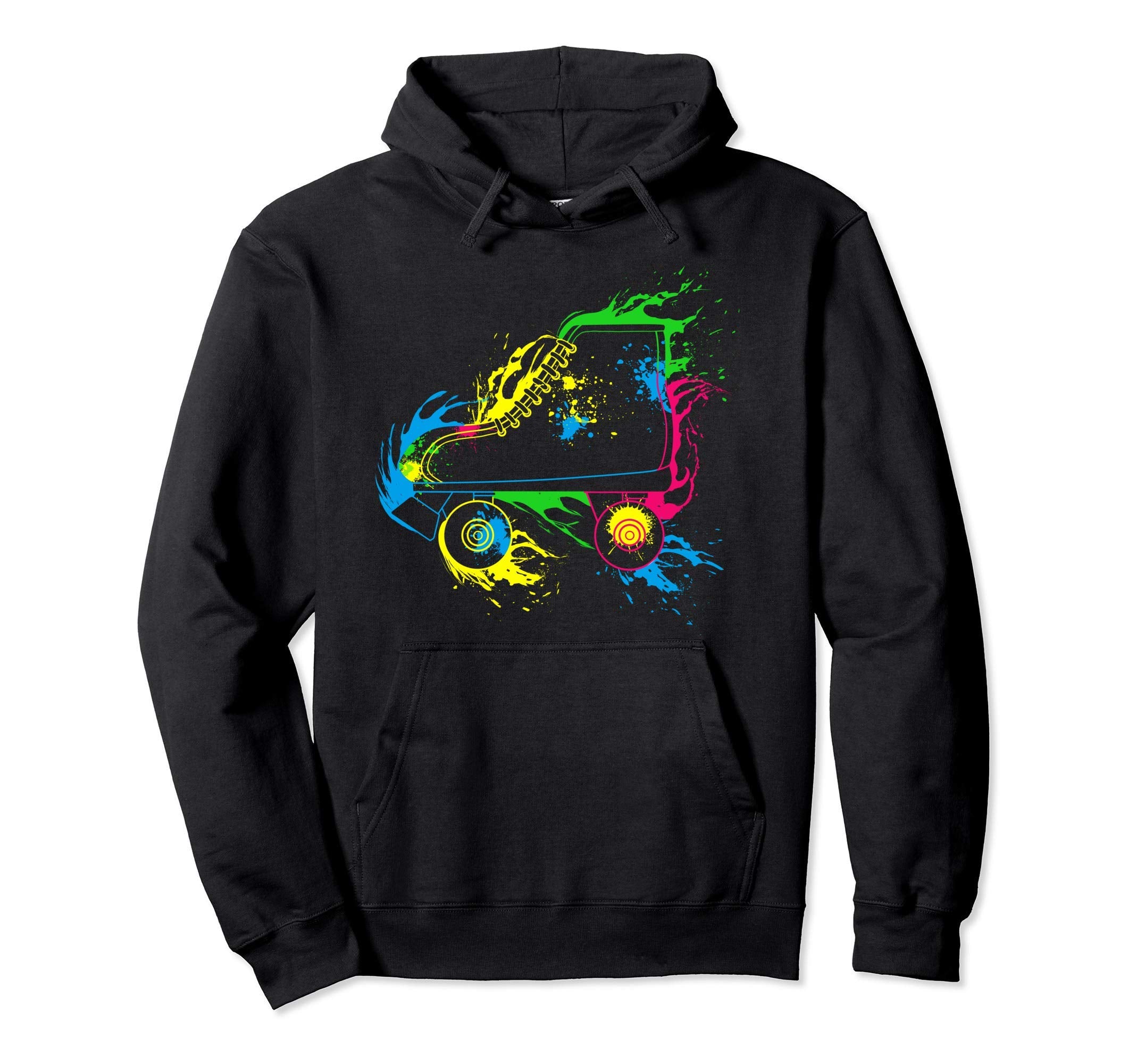 Colourful Roller Skates Hoodie - Custom Art Print Unisex - T-Shirt, Sweatshirt, Hoodie