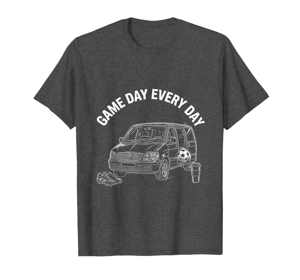 Game Day Every Day Soccer Mom T-Shirt - Aesthetic Graphic Unisex - T-Shirt, Sweatshirt, Hoodie