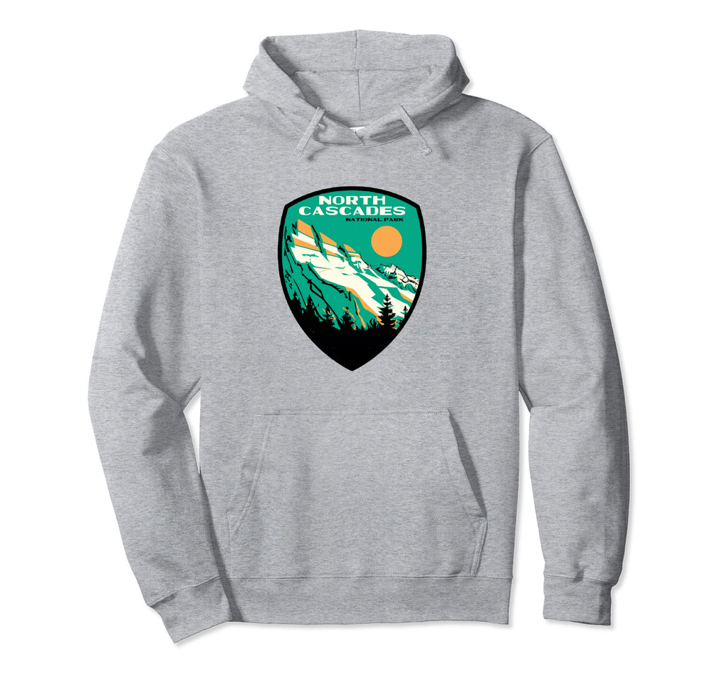 North Cascades National Park Wpa Hoodie - Aesthetic Graphic for Adults - T-Shirt, Sweatshirt, Hoodie