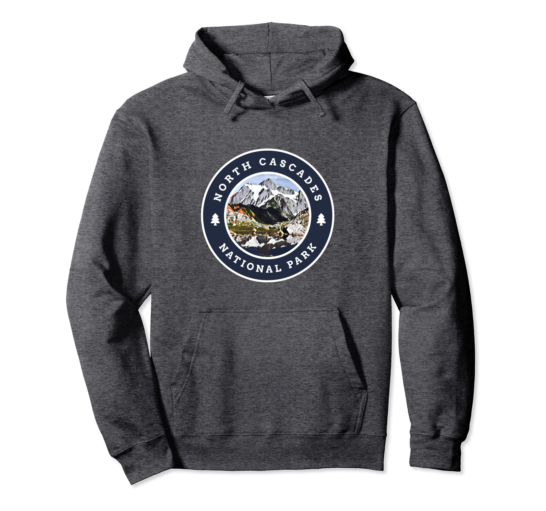 North Cascades National Park Hoodie - Novelty Apparel for Adults - T-Shirt, Sweatshirt, Hoodie