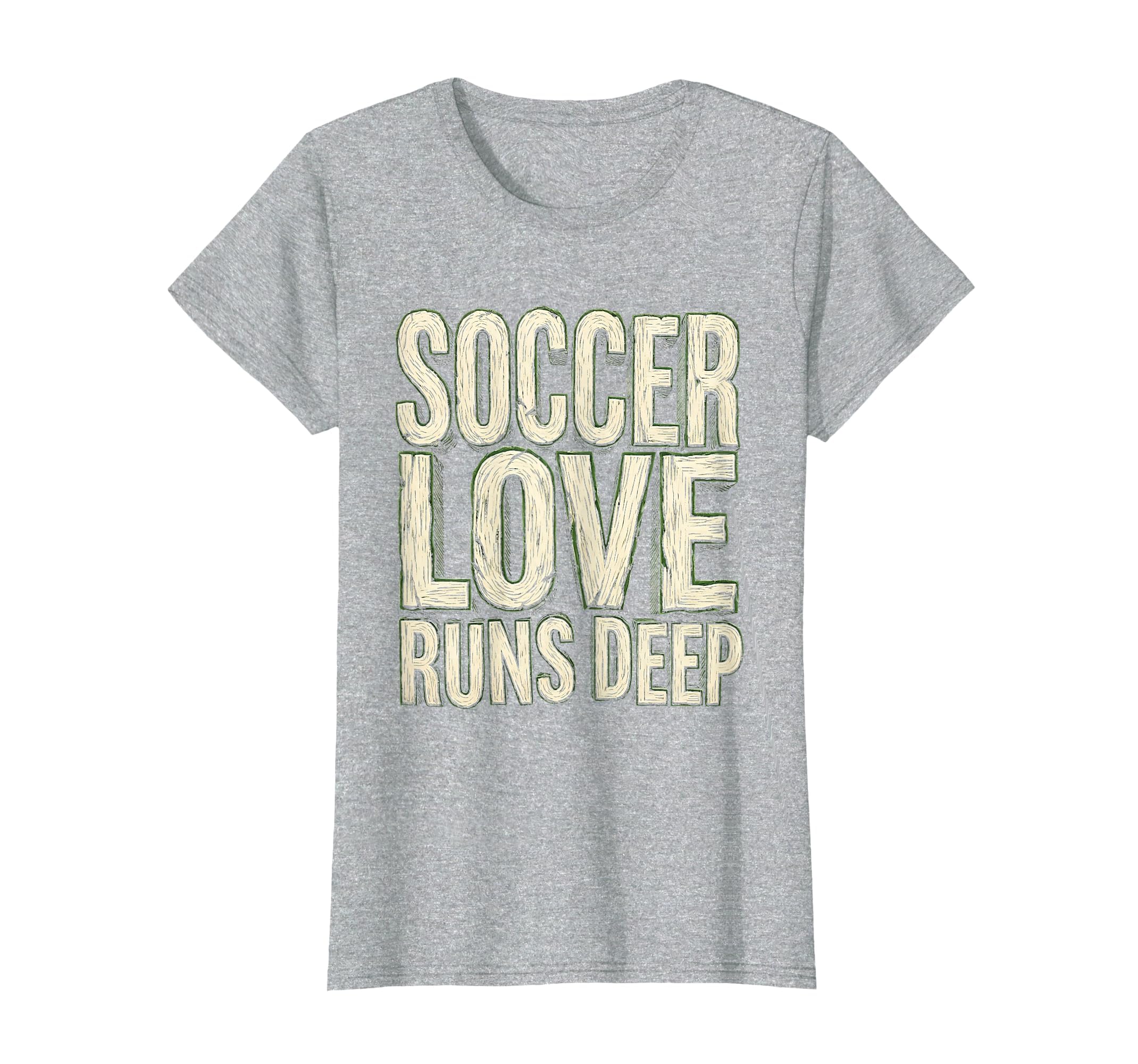Soccer Love Runs Deep Passionate Fan T-Shirt - Streetwear Style Unisex - T-Shirt, Sweatshirt, Hoodie