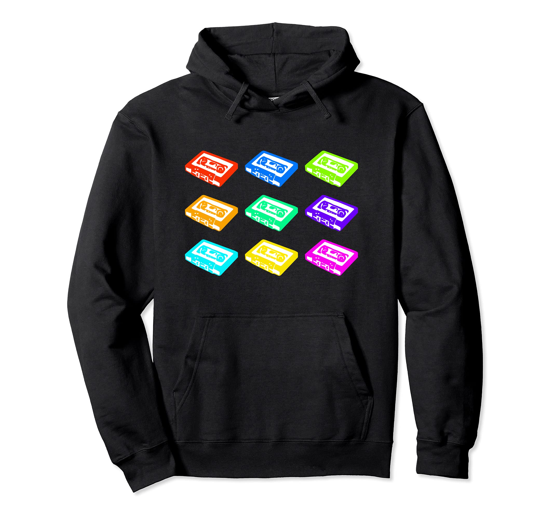 Cassette Tapes Hoodie - Minimalist Print for Adults - T-Shirt, Sweatshirt, Hoodie