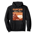 National Park Glacier Montana Mountains Hoodie - Novelty Apparel for Adults - T-Shirt, Sweatshirt, Hoodie