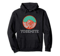 Yosemite National Park Eighties Badge Hoodie - Fun Novelty Design Unisex - T-Shirt, Sweatshirt, Hoodie