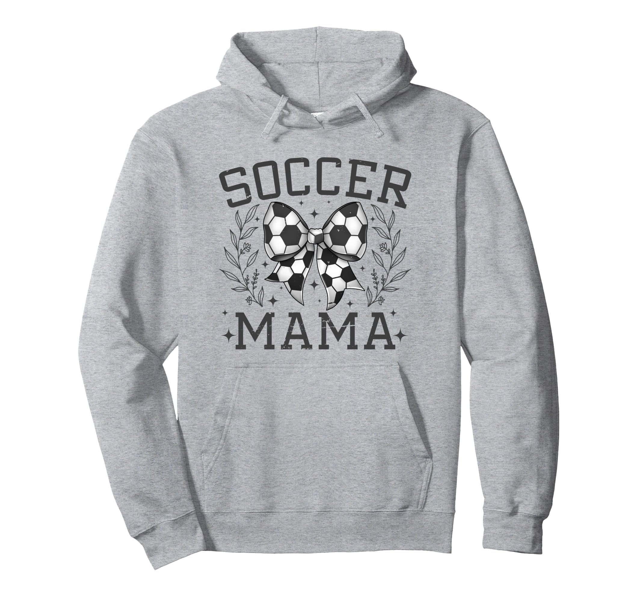 Coquette Bow Soccer Mama Game Day Hoodie - Minimalist Print Men Women - T-Shirt, Sweatshirt, Hoodie