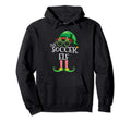 Soccer Elf Matching Group Party Pjs Family Hoodie - Trendy Graphic Unisex - T-Shirt, Sweatshirt, Hoodie