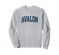 Avalon New Jersey Nj Athletic Sweatshirt - Fun Novelty Design for Adults - T-Shirt, Sweatshirt, Hoodie