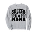 Soccer Mama Checkered Soccer Mom Sweatshirt - Unique Graphic Men Women - T-Shirt, Sweatshirt, Hoodie