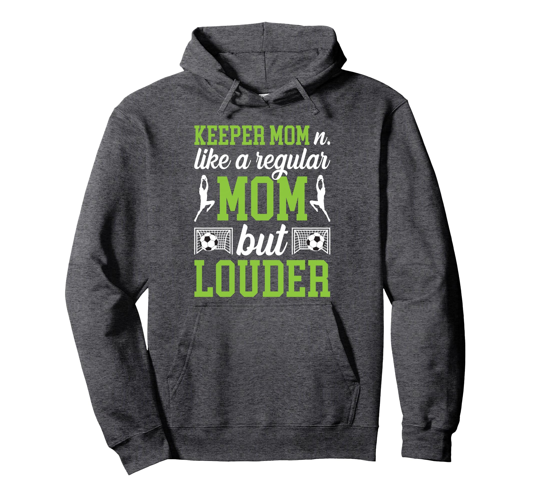Soccer Keeper Mom Definition Mom Hoodie - Minimalist Print for Adults - T-Shirt, Sweatshirt, Hoodie