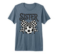 Soccer Sister Coquette Bow Soccer T-Shirt - Fun Novelty Design Men Women - T-Shirt, Sweatshirt, Hoodie