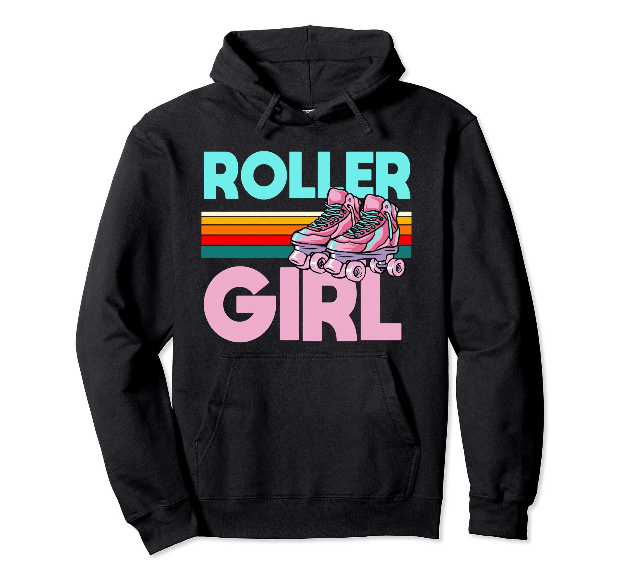 Roller Skating Theme Roller Skates Hoodie - Graphic Print Men Women - T-Shirt, Sweatshirt, Hoodie