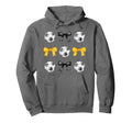 Soccer Ball Bows Womens Soccer Player Hoodie - Aesthetic Graphic Men Women - T-Shirt, Sweatshirt, Hoodie