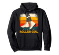 Roller Skating Theme Roller Skates Hoodie - Aesthetic Graphic Unisex - T-Shirt, Sweatshirt, Hoodie