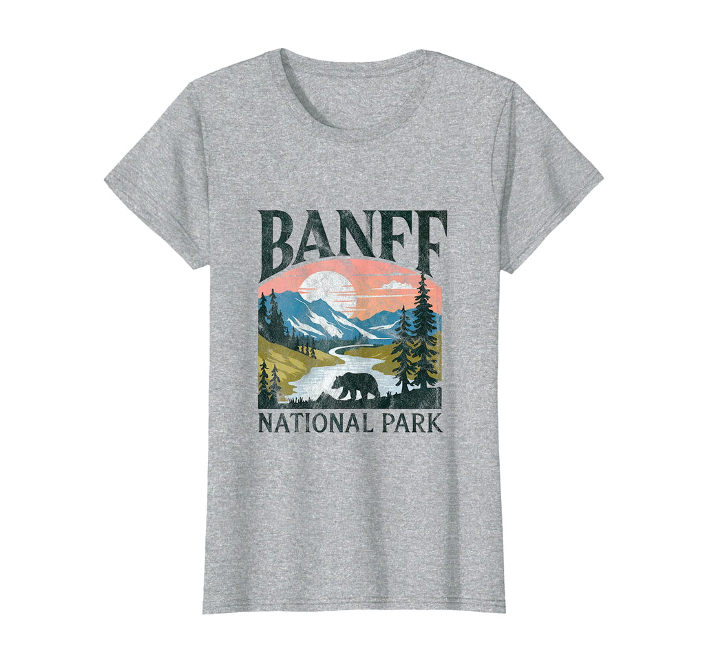 Banff National Park Bear Nature Sunset T-Shirt - Streetwear Style Unisex - T-Shirt, Sweatshirt, Hoodie