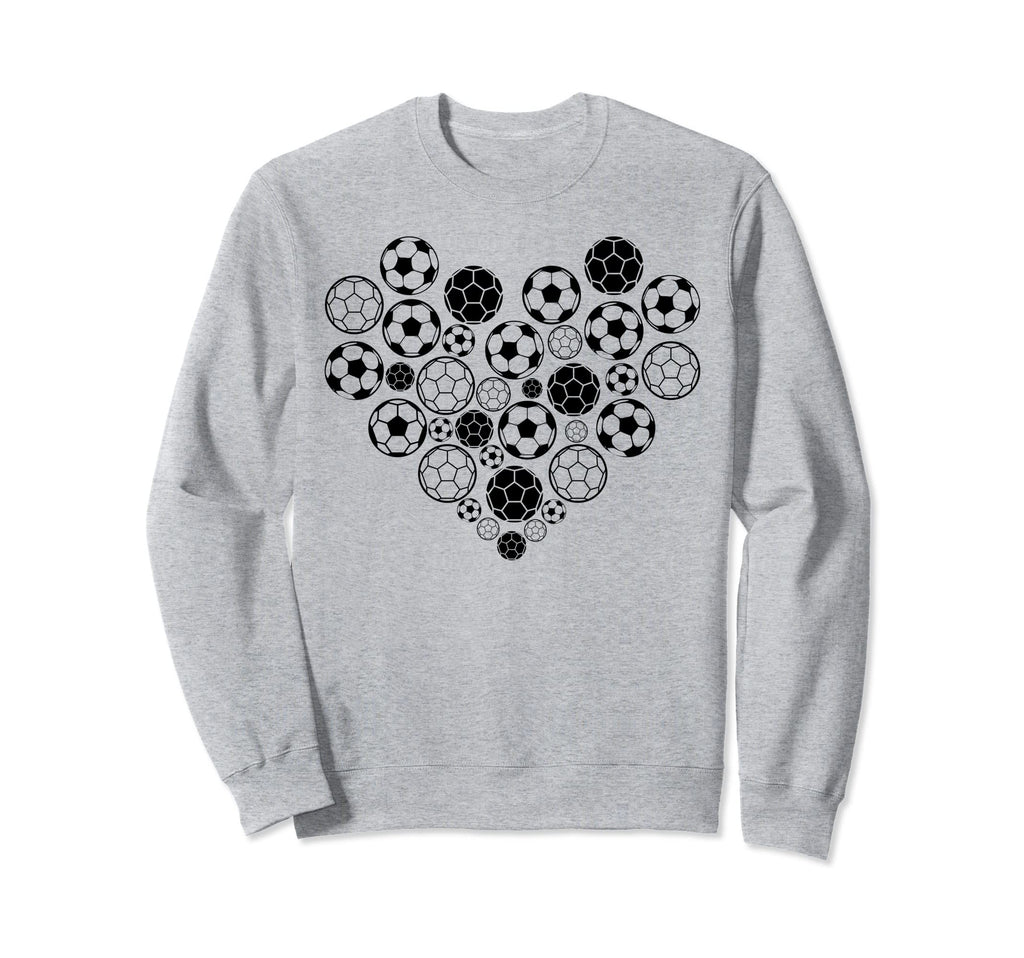 Soccer Heart Soccer Player Sweatshirt - Aesthetic Graphic for Adults - T-Shirt, Sweatshirt, Hoodie