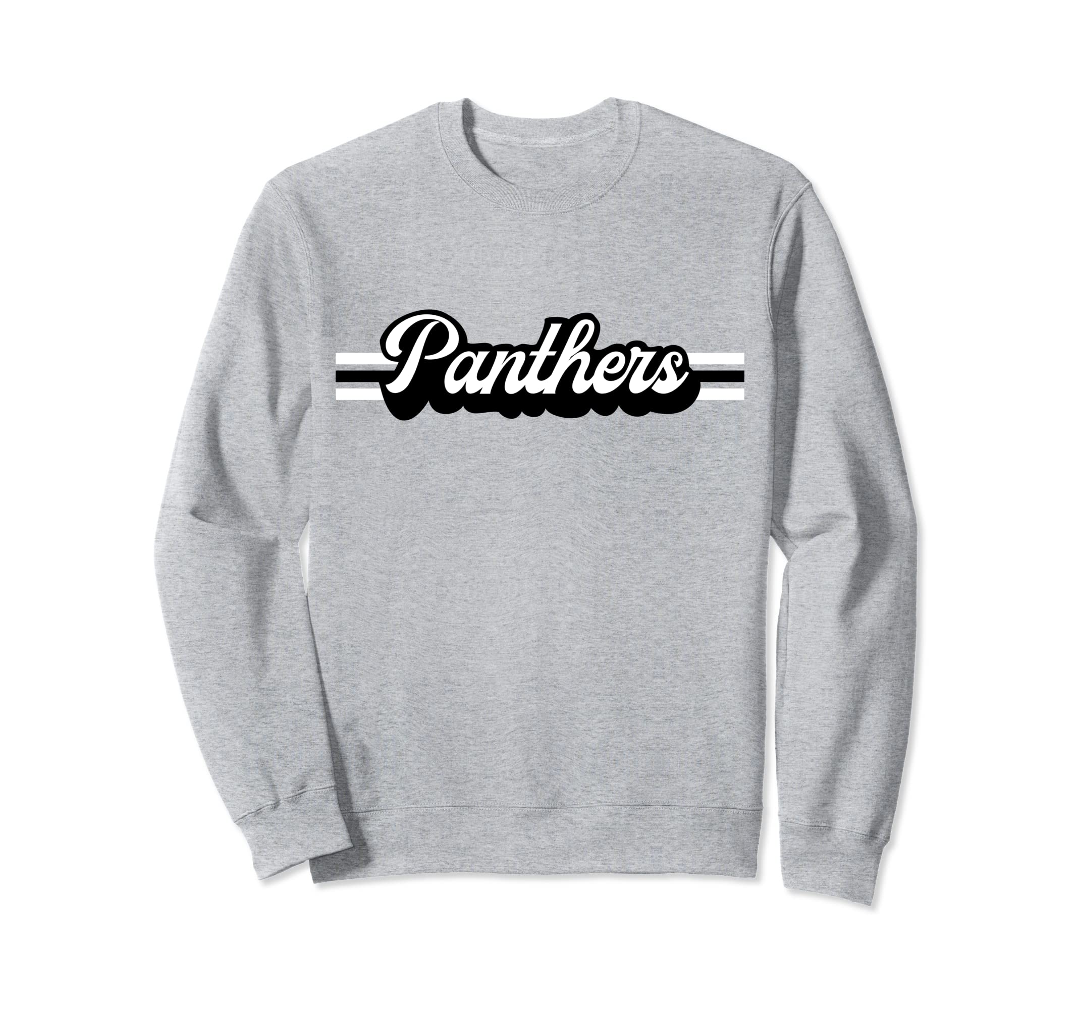 Panthers Mascot School Spirit Panther Sweatshirt - Graphic Print Unisex - T-Shirt, Sweatshirt, Hoodie