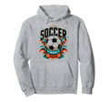 Soccer Papa Family Matching Dad Hoodie - Casual Everyday Wear Unisex - T-Shirt, Sweatshirt, Hoodie