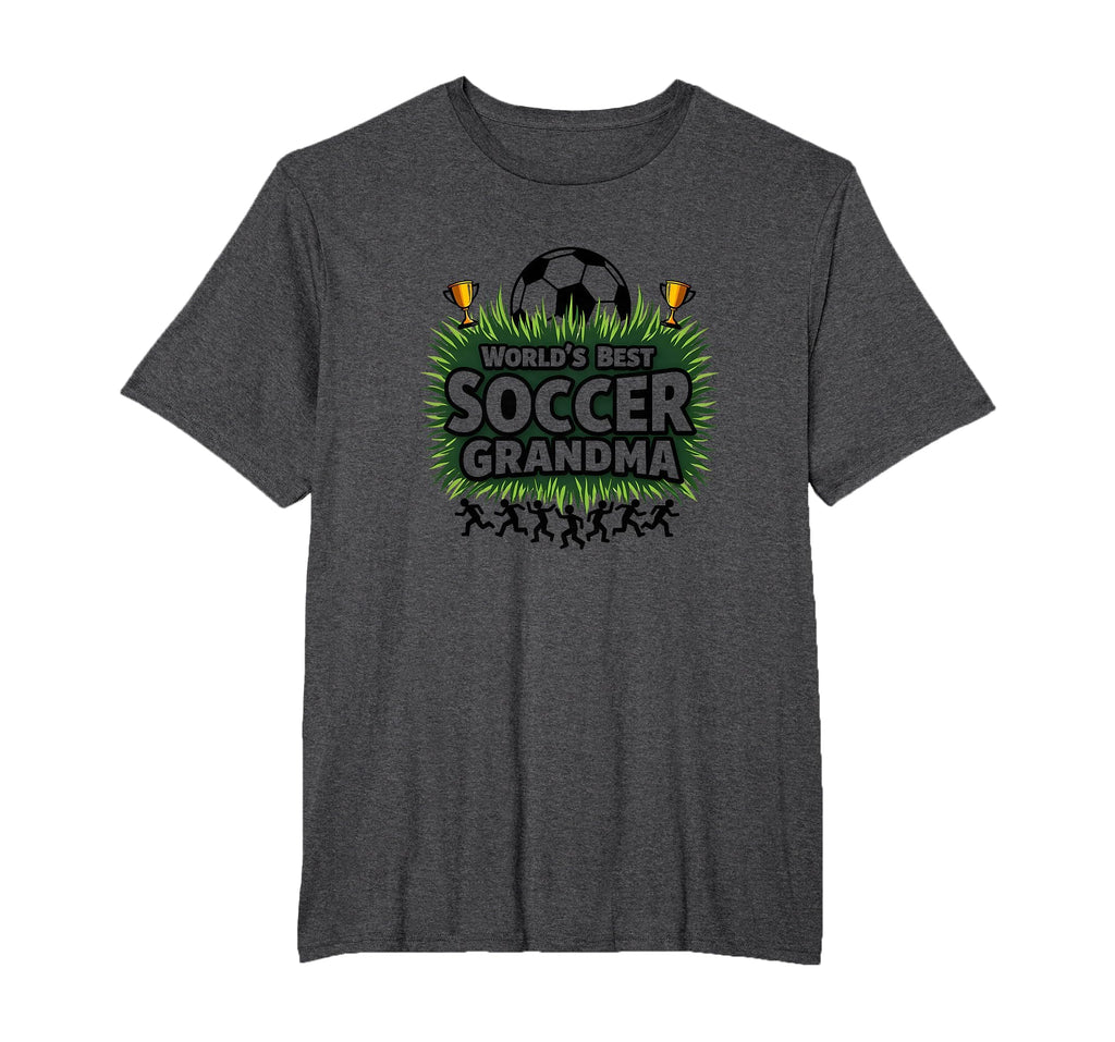 Worlds Best Soccer Grandma Champion T-Shirt - Novelty Apparel Men Women - T-Shirt, Sweatshirt, Hoodie